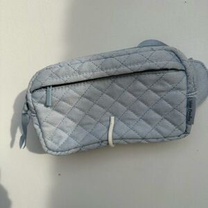 Vera Bradley Light Blue Quilted Belt Bag